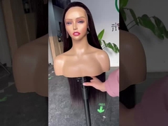 Frontale HD rettilineo senza adesivo parrucca pre-taglio capelli umani pronti per andare 10A