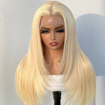 100% Virgin 613 Blonde Wig 13X6 13x4 HD Full Lace Frontal