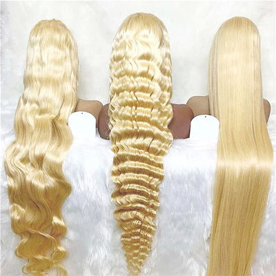 100% Virgin 613 Blonde Wig 13X6 13x4 HD Full Lace Frontal