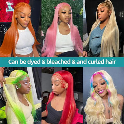 100% Virgin 613 Blonde Wig 13X6 13x4 HD Full Lace Frontal