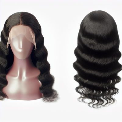 Virgin Human Hair Lace Wig Body Wave 150G-300G Pre-Plucked